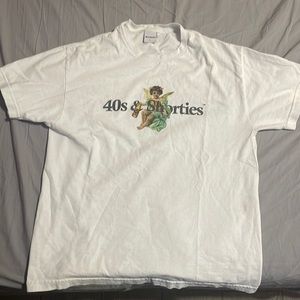 White 40s and Shorties Tee